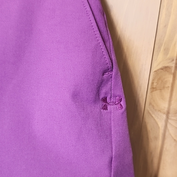 Under Armour Heat Gear Purple Shorts Sz 2 - Picture 6 of 10